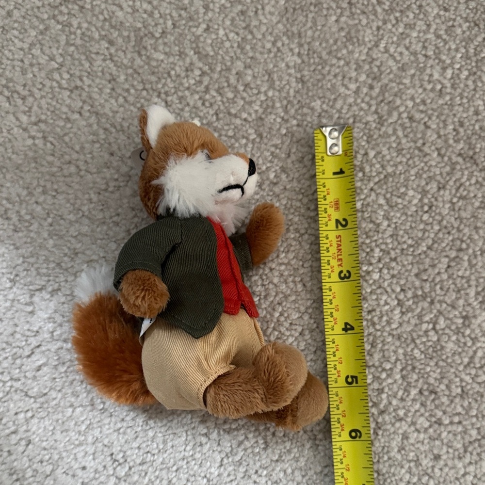 NWT Gund Peter Rabbit Mr. Tod fox plush toy